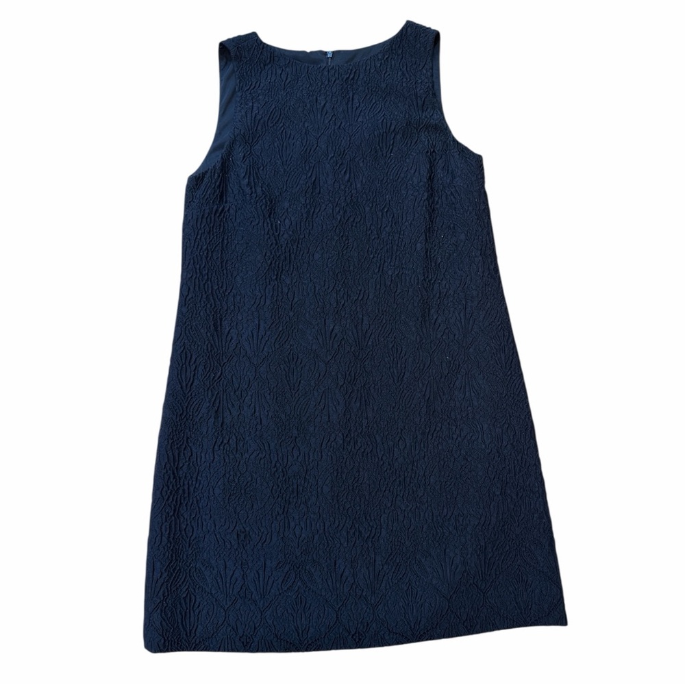 RED Valentino Black Textured Sleeveless Dress